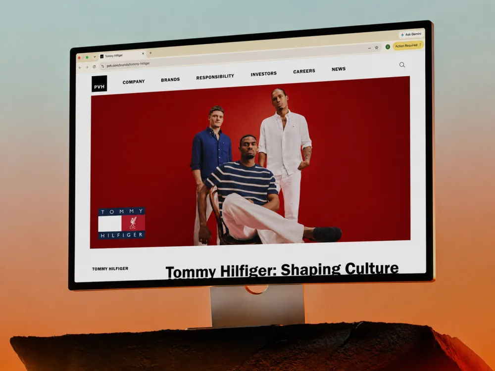 Tommy Hilfiger website